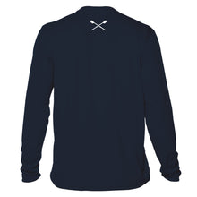 Load image into Gallery viewer, UV United States Rowing and Crossed Oars Long Sleeve - Navy