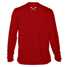 Load image into Gallery viewer, UV United States Rowing and Crossed Oars Long Sleeve - Red