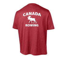 Load image into Gallery viewer, Performance Short Sleeve Canada Rowing Red
