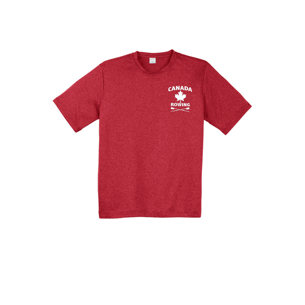 Performance Short Sleeve Canada Rowing Red